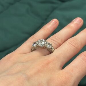 Ariella Size 7 Cubic Zirconia Engagement Ring
